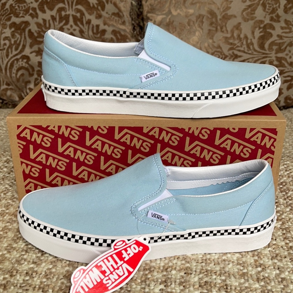 Vans Classic Slip On Check Foxing WMNS - Picture 1 of 16